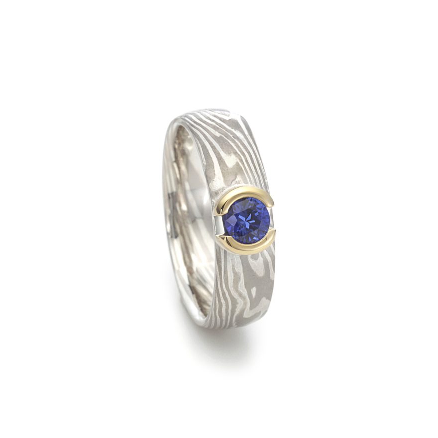 Bay Handmade Blue Sapphire Ring
