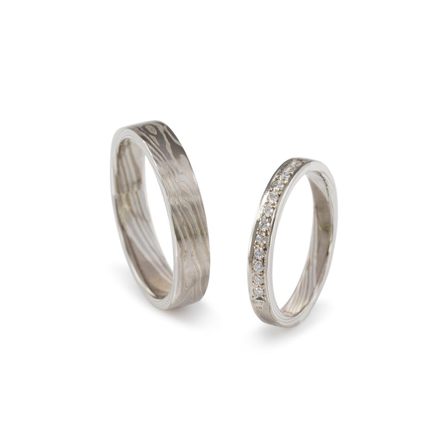 Caelum & Aeolian Matching Wedding Ring Set