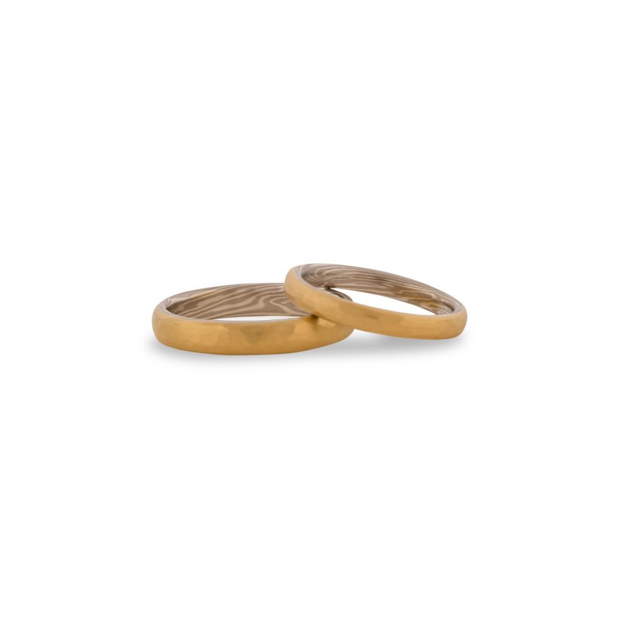 Uranus & Ourea Wedding Ring Set